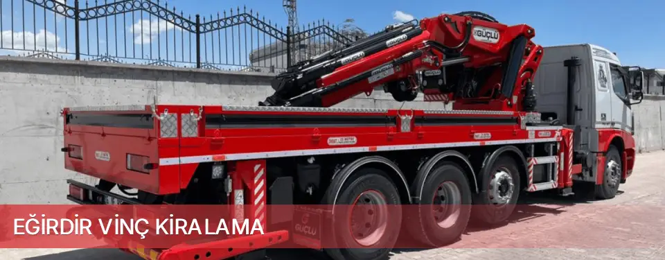 Eğirdir İlçemi Vinç Kiralama